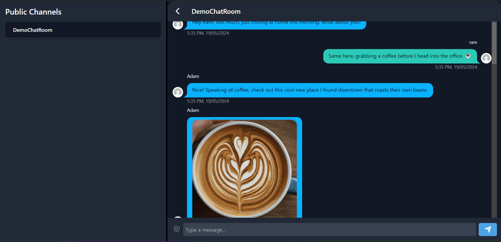 Chat.io preview