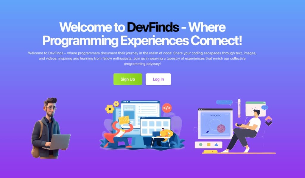 DevFinds preview